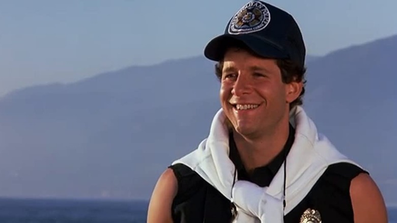 Steve Guttenberg on beach