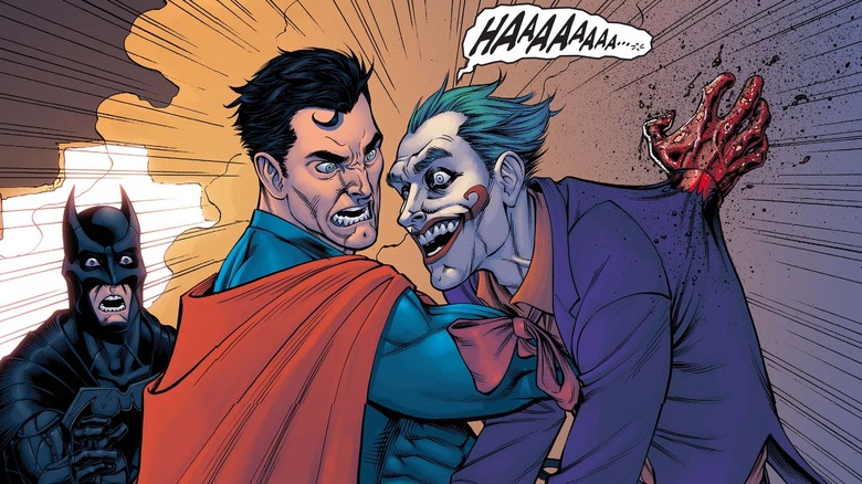 Superman killing the Joker