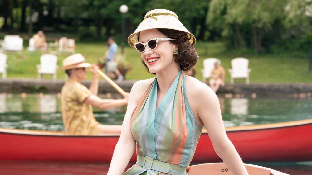 Rachel Brosnahan as Midge Maisel in The Marvelous Mrs. Maisel