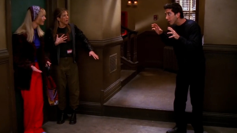 Rachel, Ross, and Phoebe