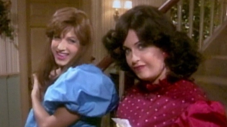 Rachel and Monica in high school