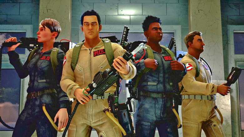 Ghostbusters: Spirits Unleashed game characters posing