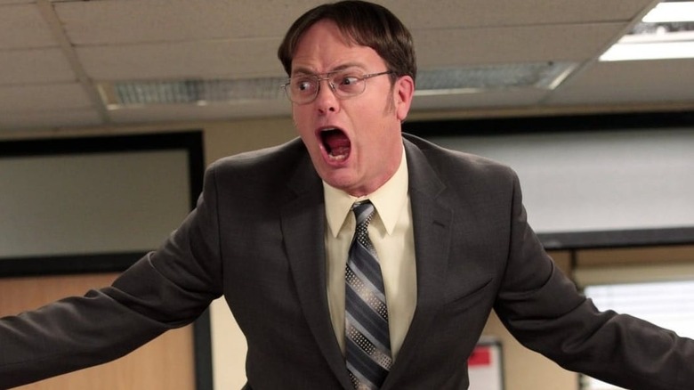 Dwight Schrute screaming