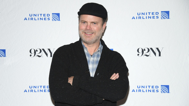 Rainn Wilson dark jacket