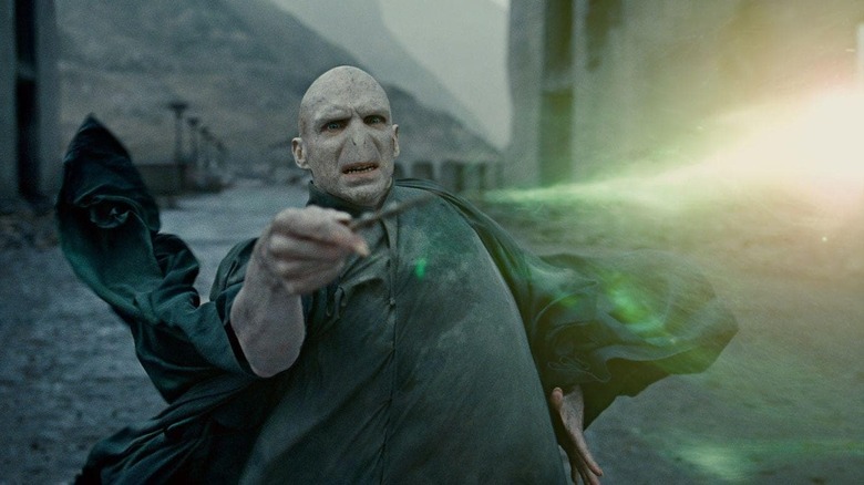 Voldemort casting spell