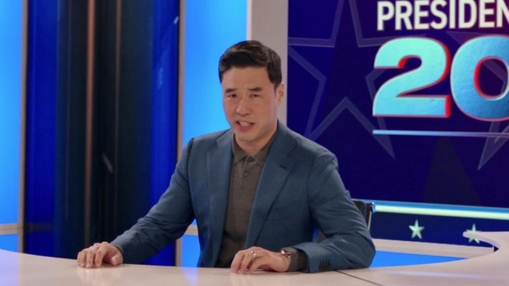 Randall Park at the anchor desk