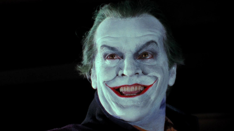 the joker smiling