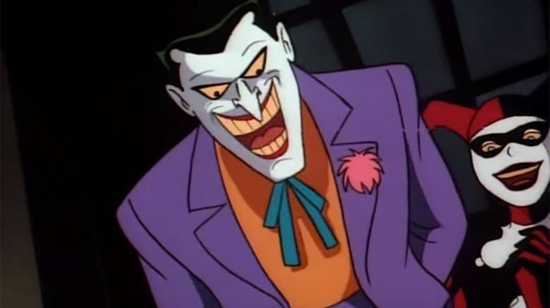 the joker smiles