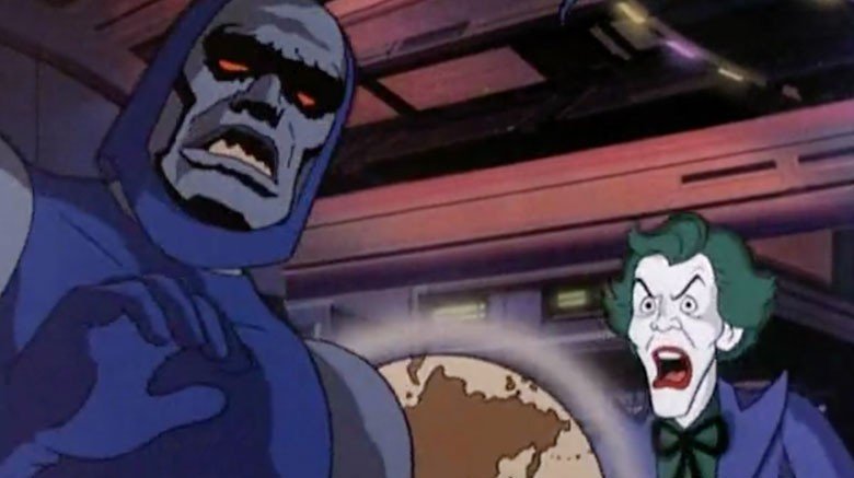 the joker and Darkseid shocked