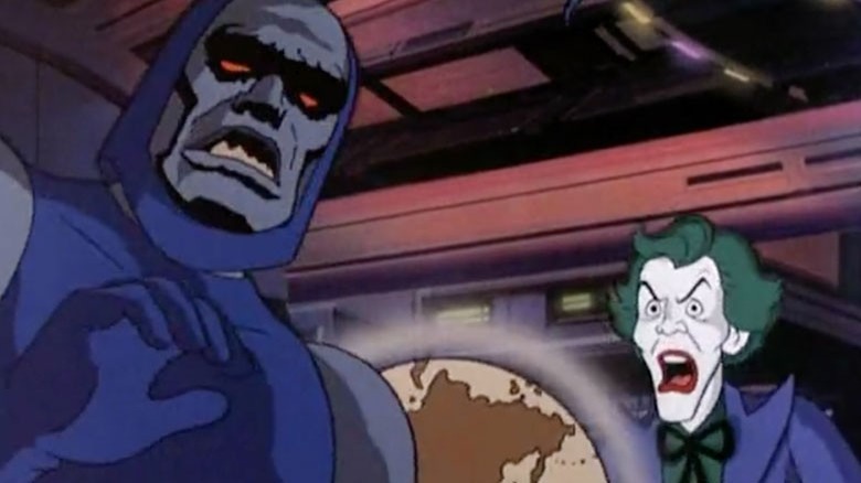 the joker and Darkseid shocked