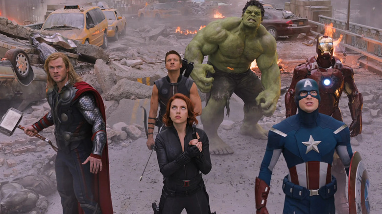 The Avengers assembling