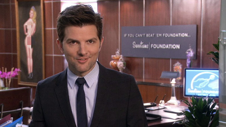 Adam Scott smiles