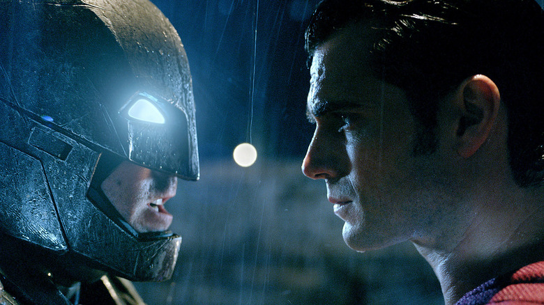 Batman and Superman face off