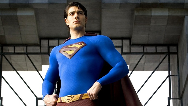 Brandon Routh strikes heroic pose