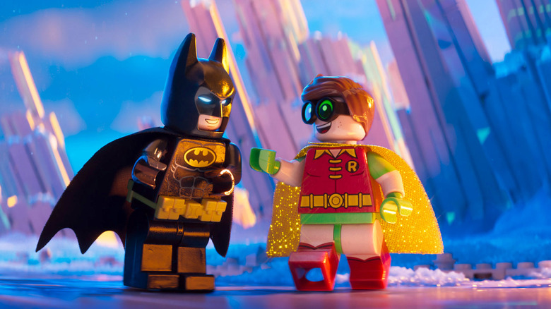 Lego Batman and Robin conversing