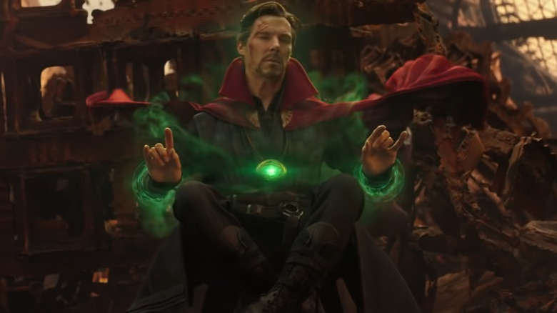 Doctor Strange looking into future