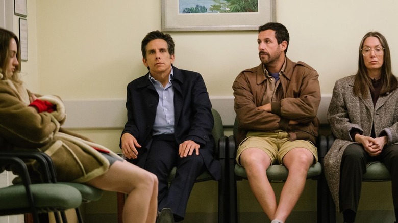 Sandler and Stiller in waiting room