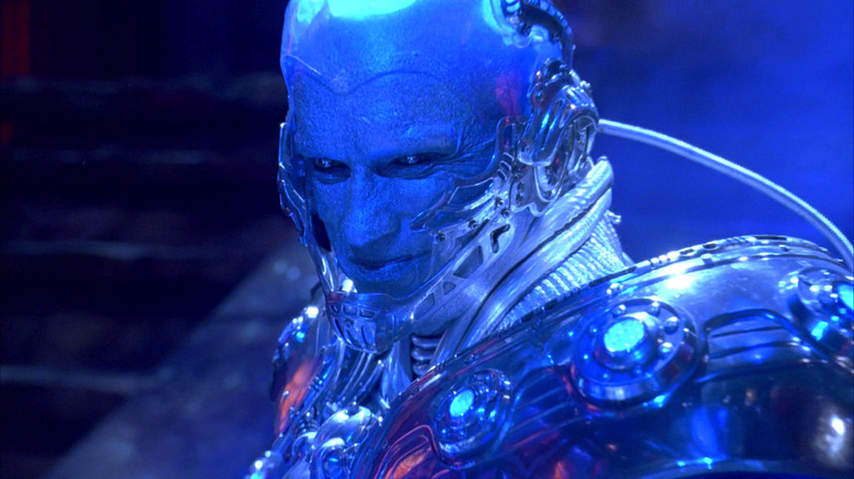 Mr. Freeze smirking