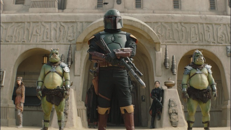 Boba Fett with guards