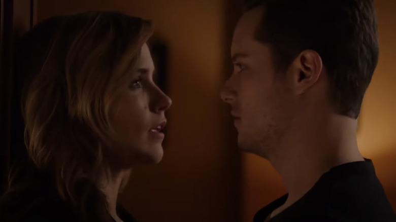 Halstead and Lindsay face to face