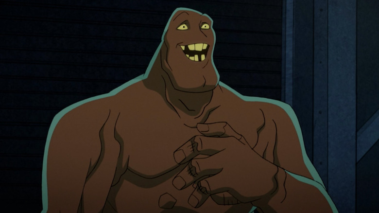 Clayface gesturing to himself