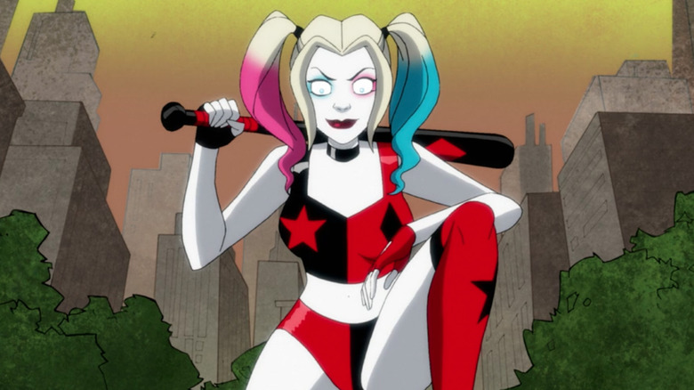 Harley Quinn crouching