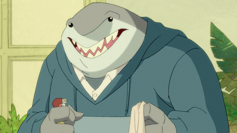 King Shark smiling