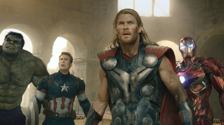 The main players of Avengers: Age of Ultron