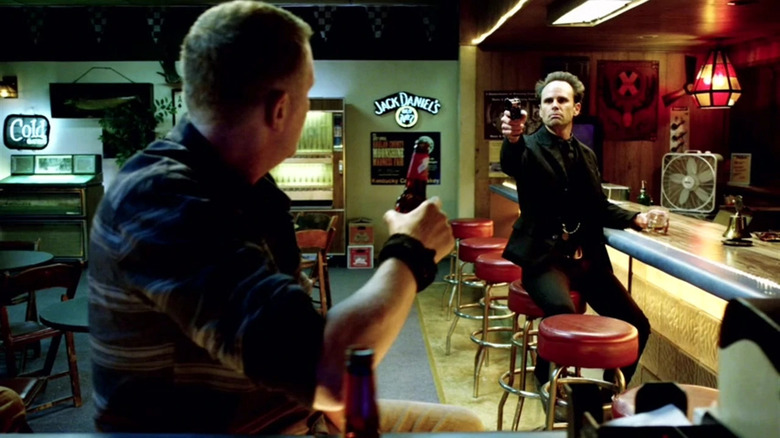 Daryl confronts Boyd at the bar