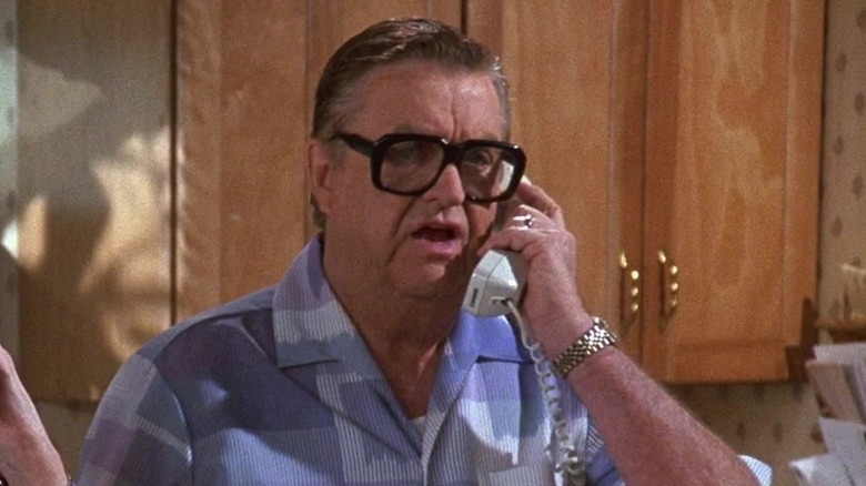 Morty Seinfeld on the phone