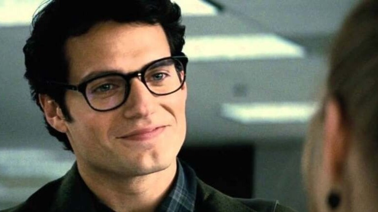 Clark Kent smiles at Lois