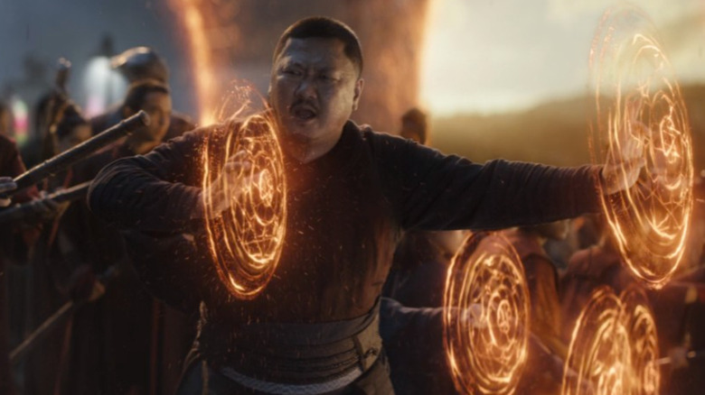 Benedict Wong looking perplexed