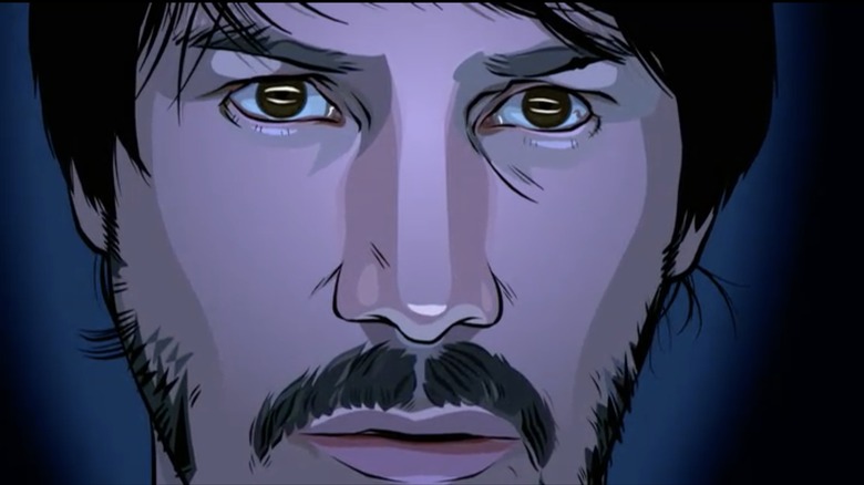 Keanu Reeves as Bob Arctor in A Scanner Darkly