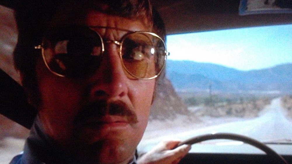 Dennis Weaver scared in Duel