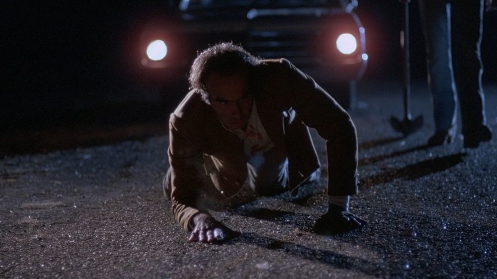 Dan Hedaya crawling