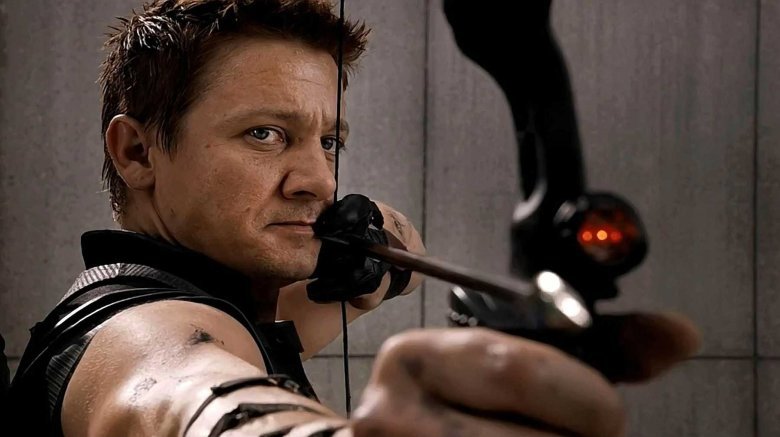 Jeremy Renner as Hawkeye in Avengers