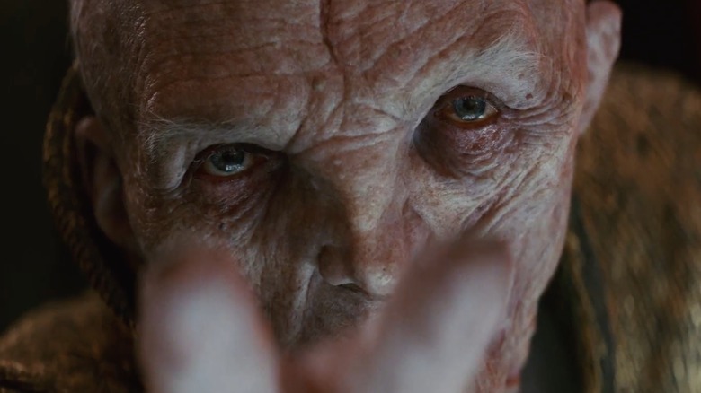 Supreme Leader Snoke reaching out