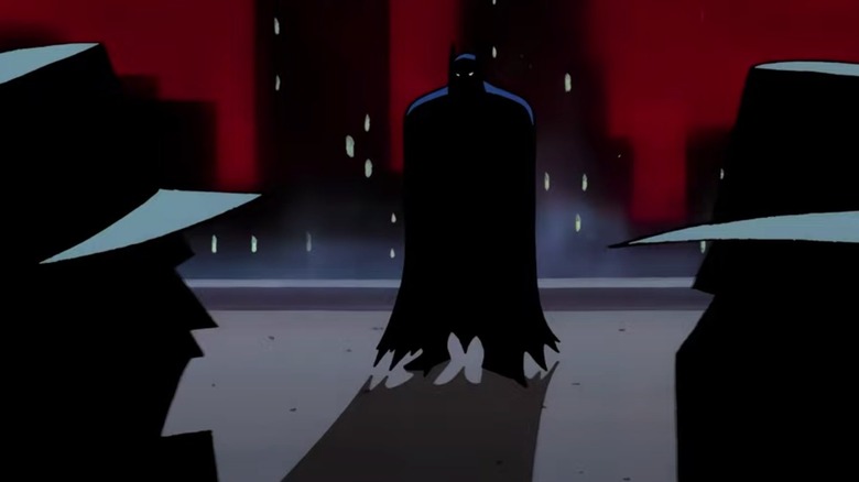 Batman faces off with criminals 