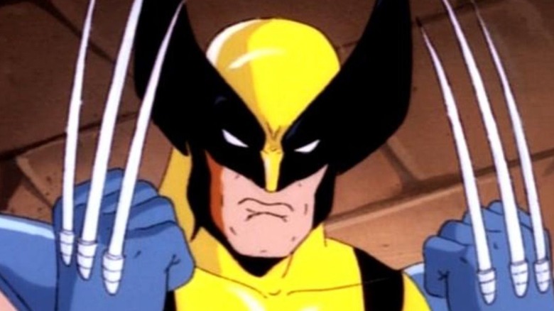 Wolverine extending his claws