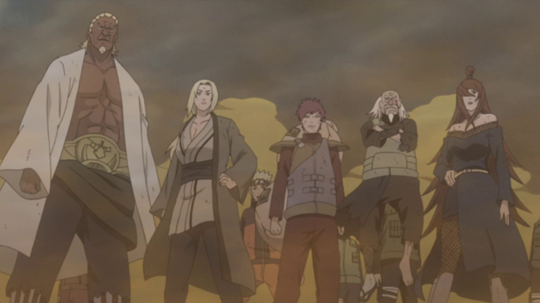 The Five Kage assemble