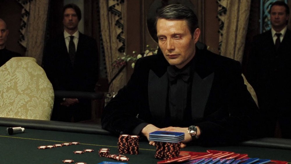 Le Chiffre in the final hand of his poker tournament