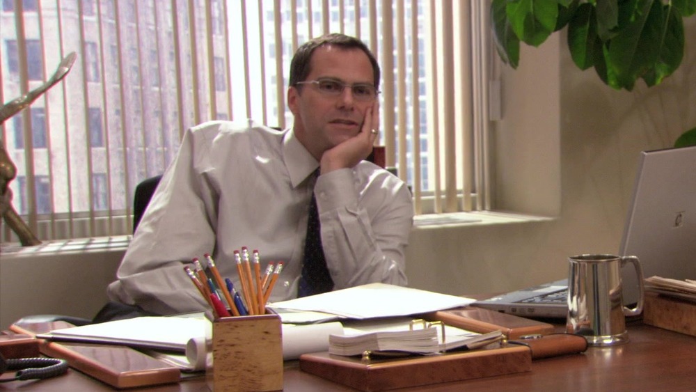 Andy Buckley as David Wallace on The Office