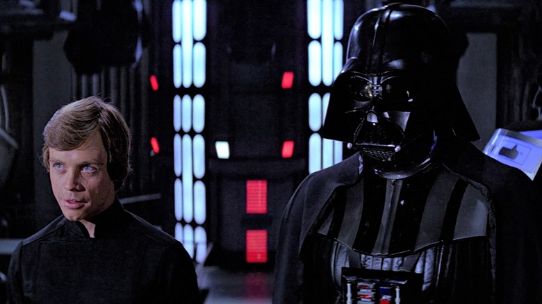 Luke Skywalker with Darth Vader