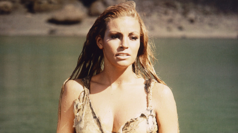 Raquel Welch as Loana emerging from water