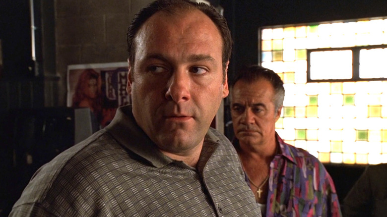 Tony Soprano watching Christopher