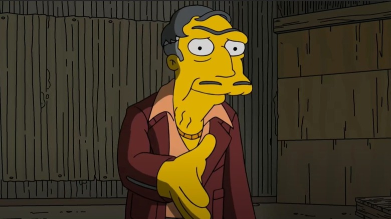 Morty Szyslak extending hand