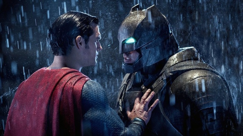 Superman faces Batman