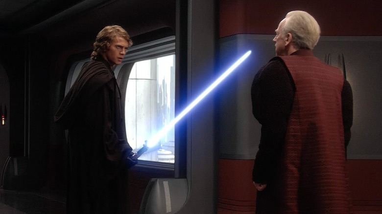 Anakin confronts Palpatine