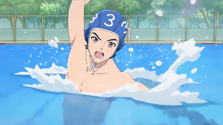 Minato in the pool