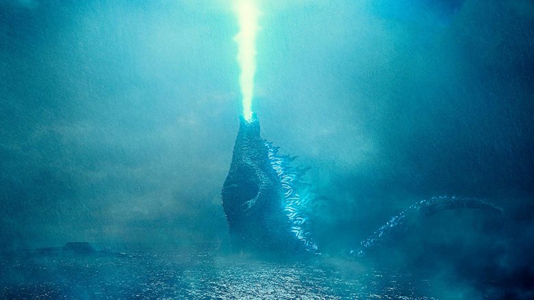 Godzilla in Godzilla King of the Monsters atomic breath